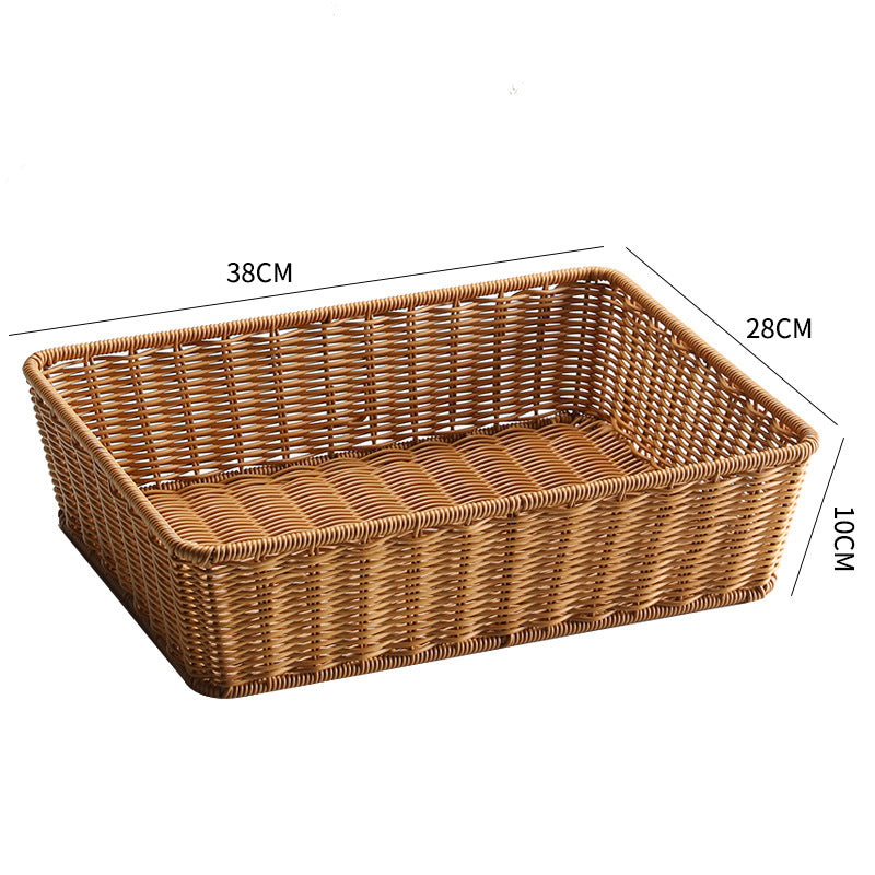 Unisex Rectangular Storage Basket made of hand-woven material Stornfield