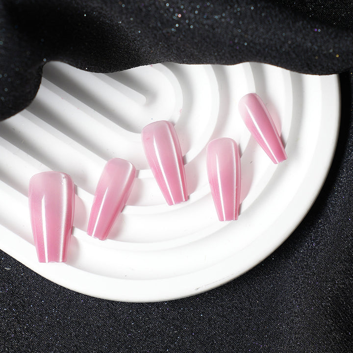 Long Sculpted Press-On Nails Stornfield