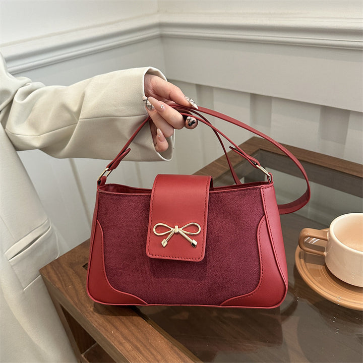 Stylish Faux Suede Handbag Stornfield