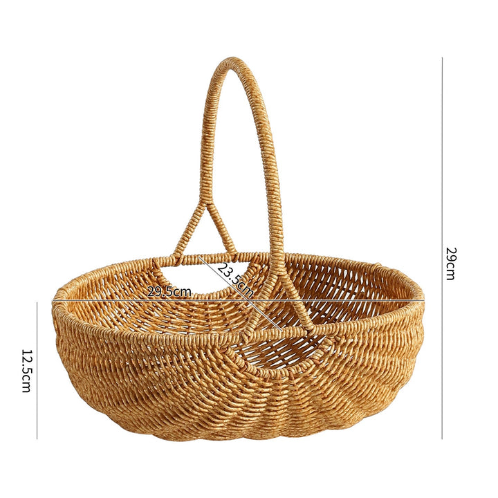 Handwoven Artisan Market Basket Stornfield