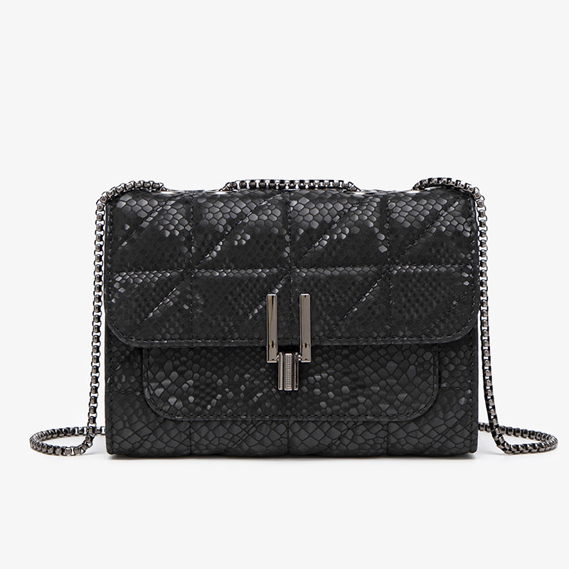 Textured Quilted Crossbody Handbag