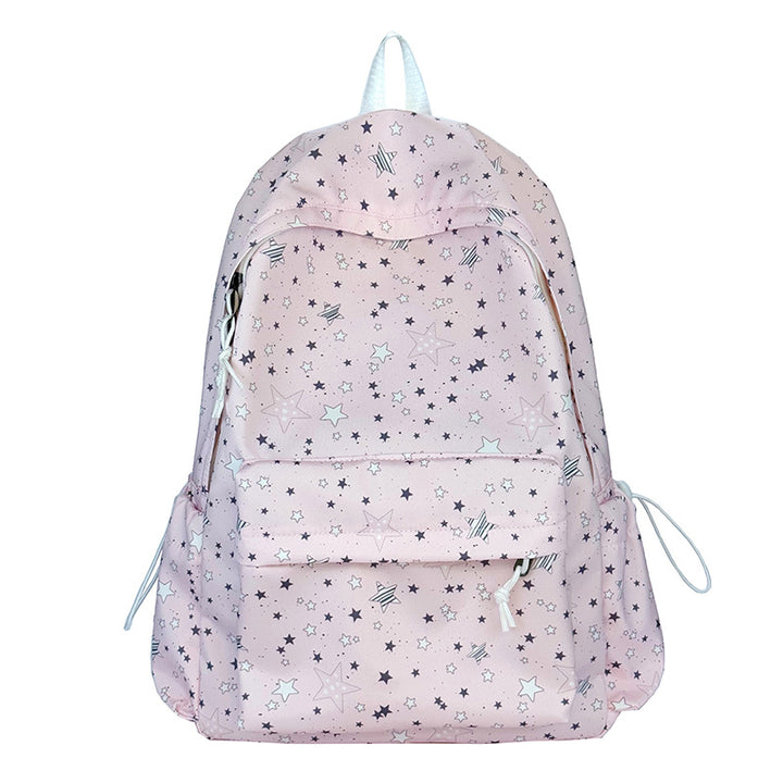 Backpack with Thoughtful Compartments and Trendy Star Motif Stornfield