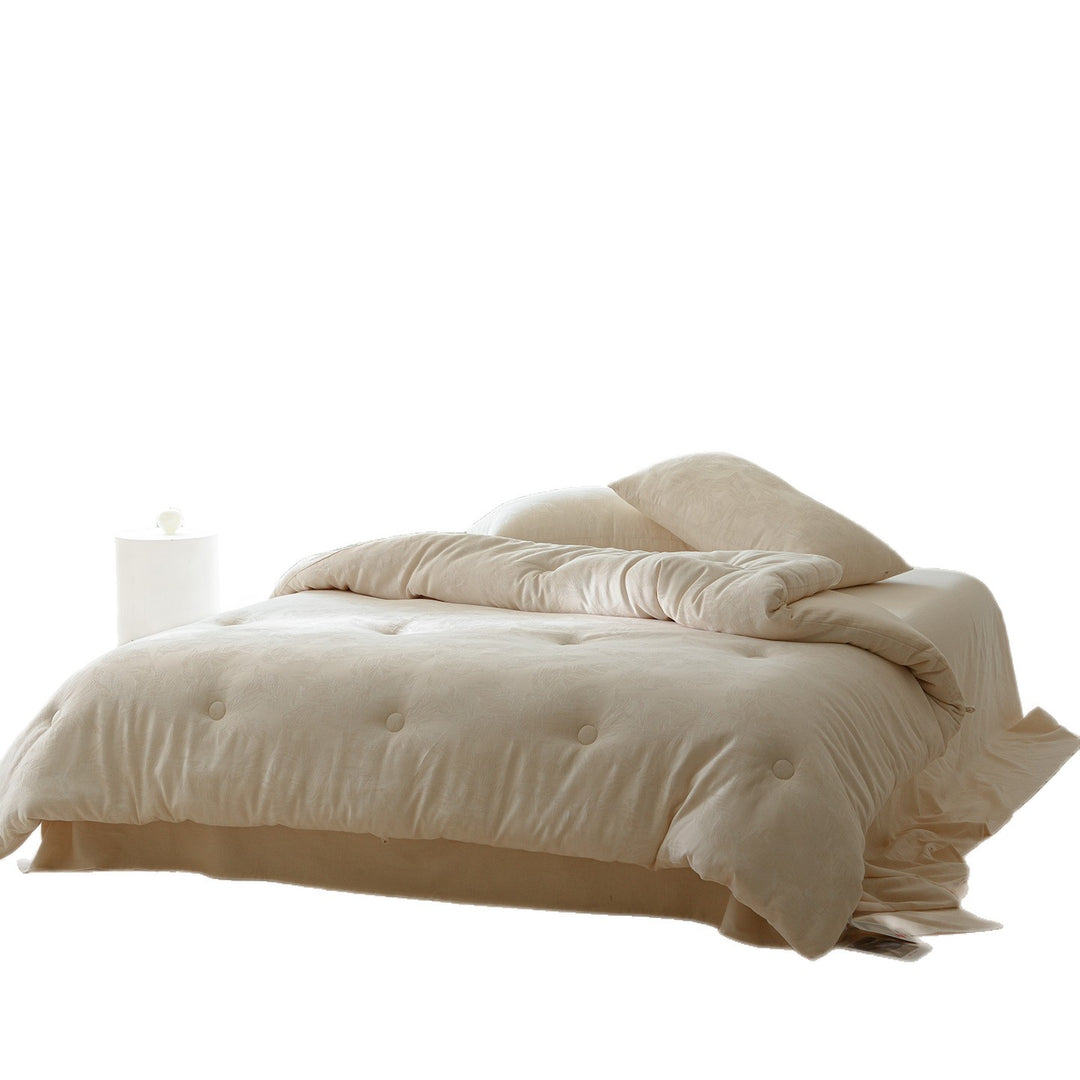 Luxury Jacquard Button-Tufted Duvet Comforter Set