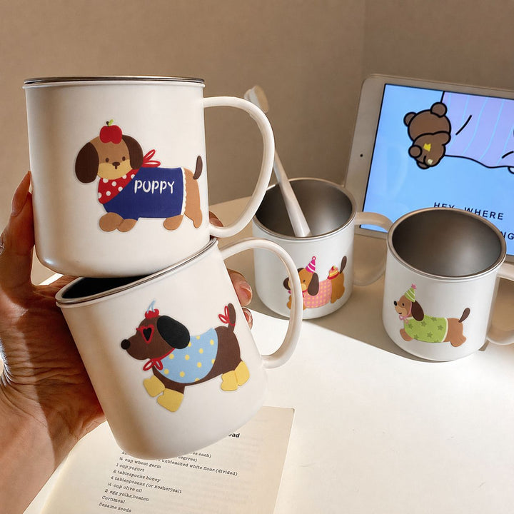 Ceramic mug with charming dog motif Stornfield