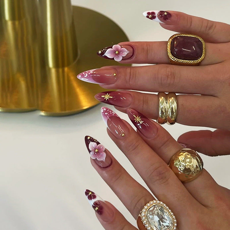 Premium Artistic Press-On Nail Collection Stornfield