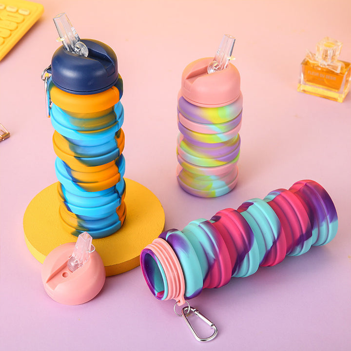Women collapsible silicone water bottle Stornfield