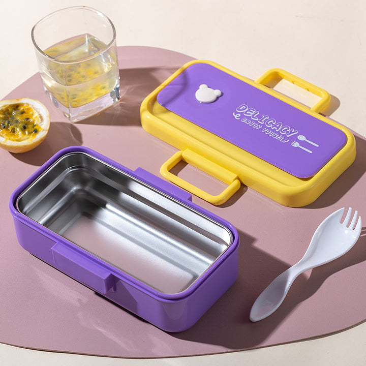 Dual-Compartment Bento Lunch Box