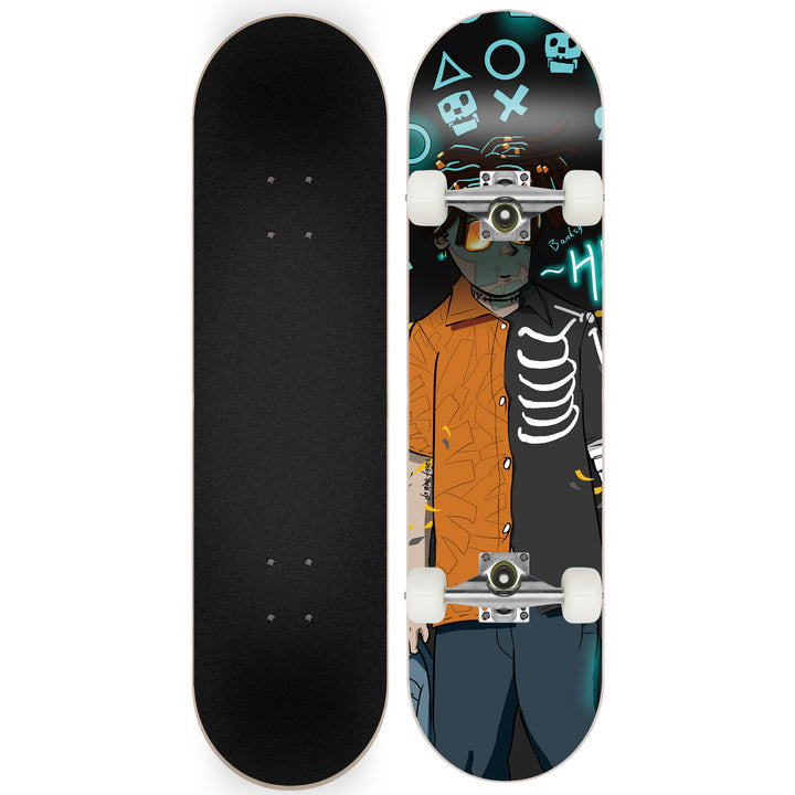 Skateboard with Galaxy Design Stornfield