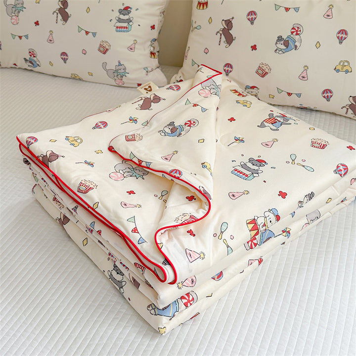 Ladies cuddle blanket with animal motifs Stornfield