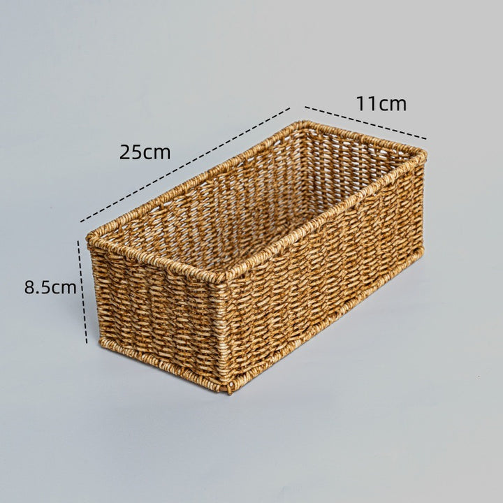 Rectangular Woven Storage Basket Stornfield