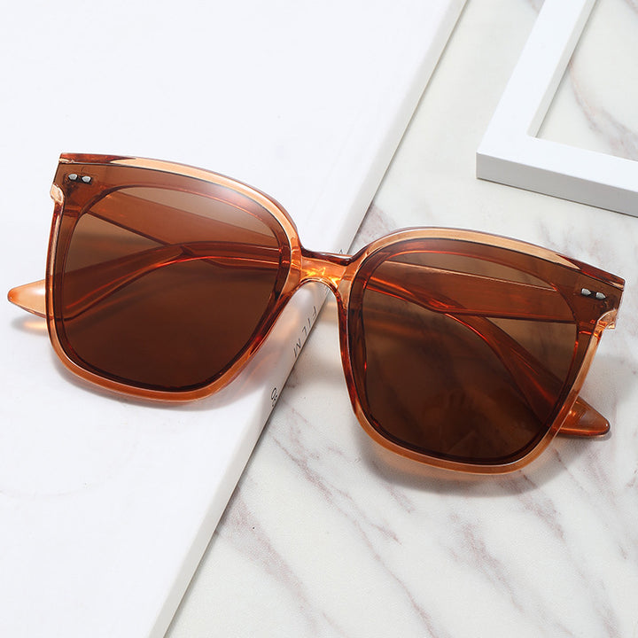 Ladies square sunglasses with mirrored gradient Stornfield