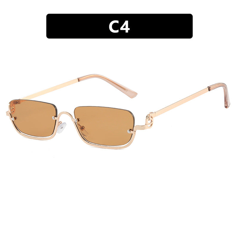 Women Fashionable Square Sunglasses with Elegant Metal Frame Stornfield