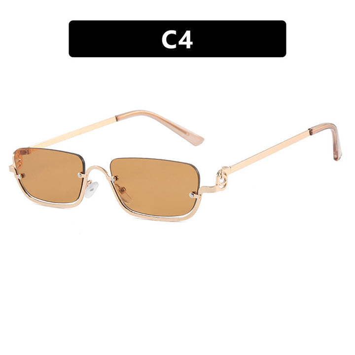 Women Fashionable Square Sunglasses with Elegant Metal Frame Stornfield