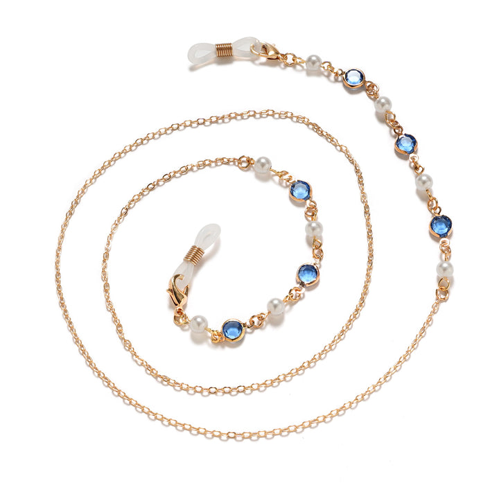 Premium Pearl and Amethyst Eyewear Chain Stornfield