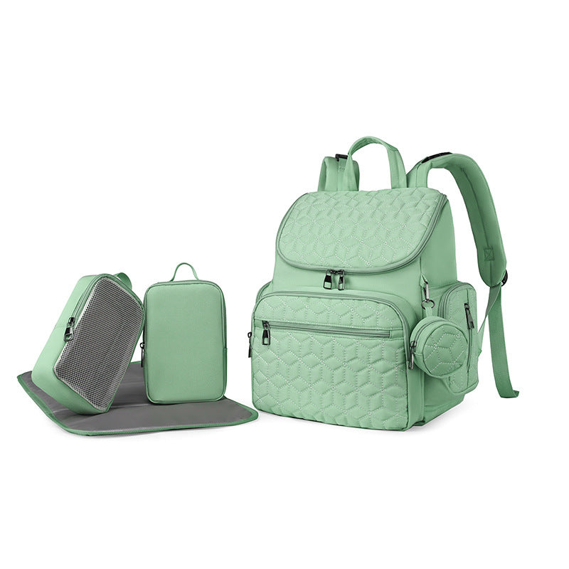 Quilted Multi-Compartment Travel Backpack Stornfield