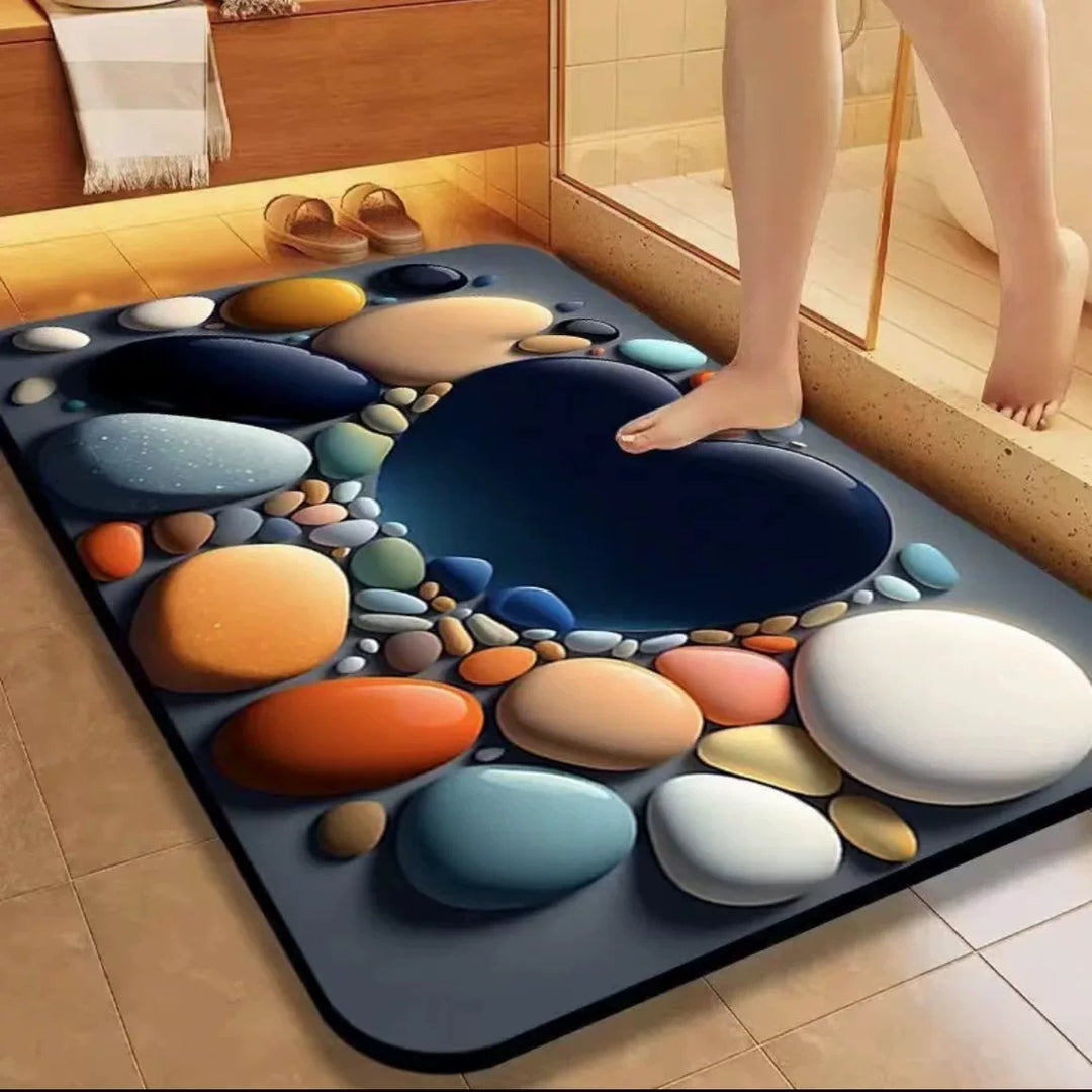 Colorful Abstract Area Mat