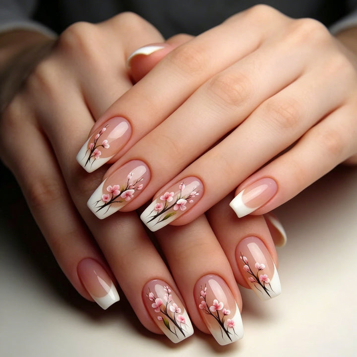 Floral Art Acrylic Nail Enhancements Stornfield 1789915863