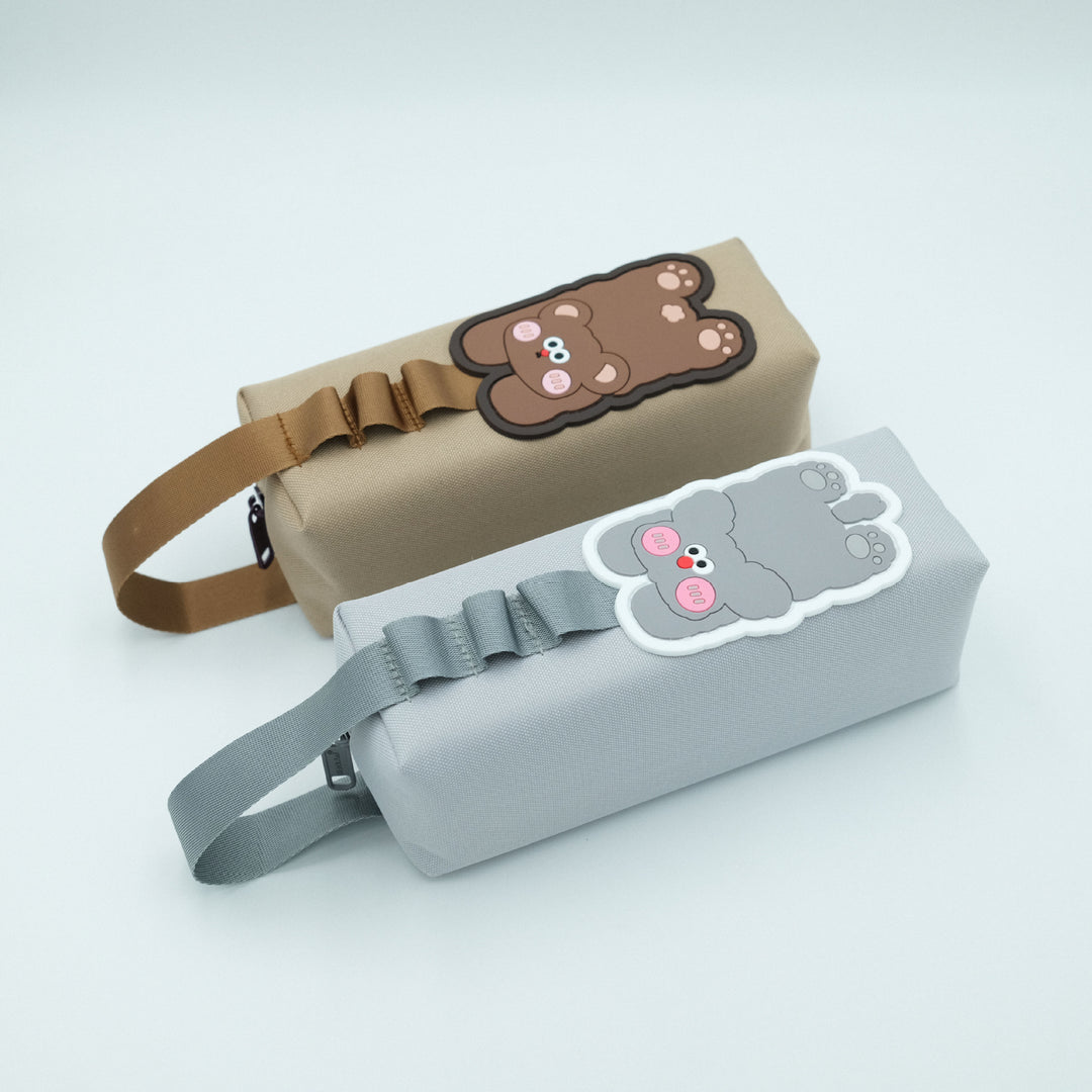 Fun Character Zippered Pencil Case