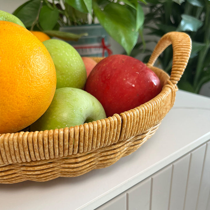 Women Oval Basket with Handles Stornfield
