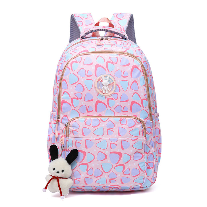 Cheerful school backpack with unique patterns and practical compartments Stornfield