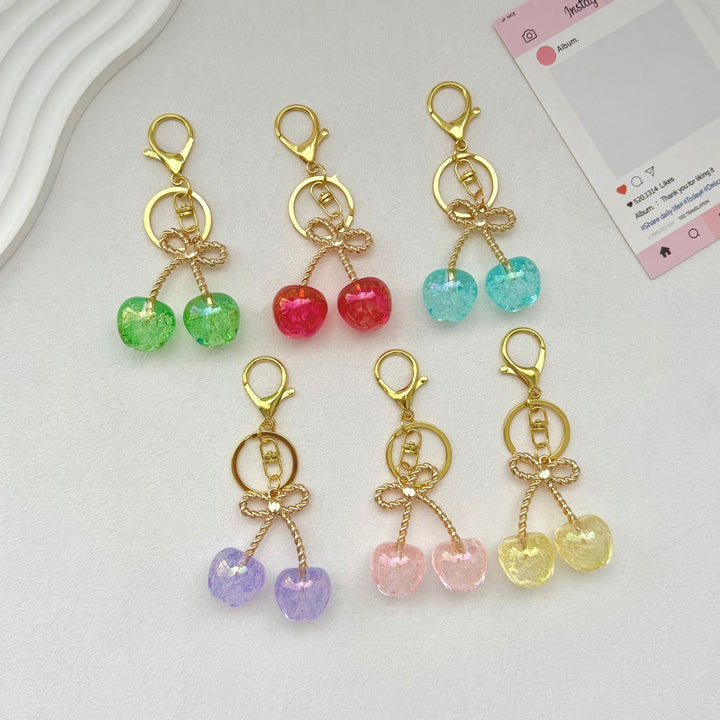 Cherry-Inspired Decorative Keychain Stornfield