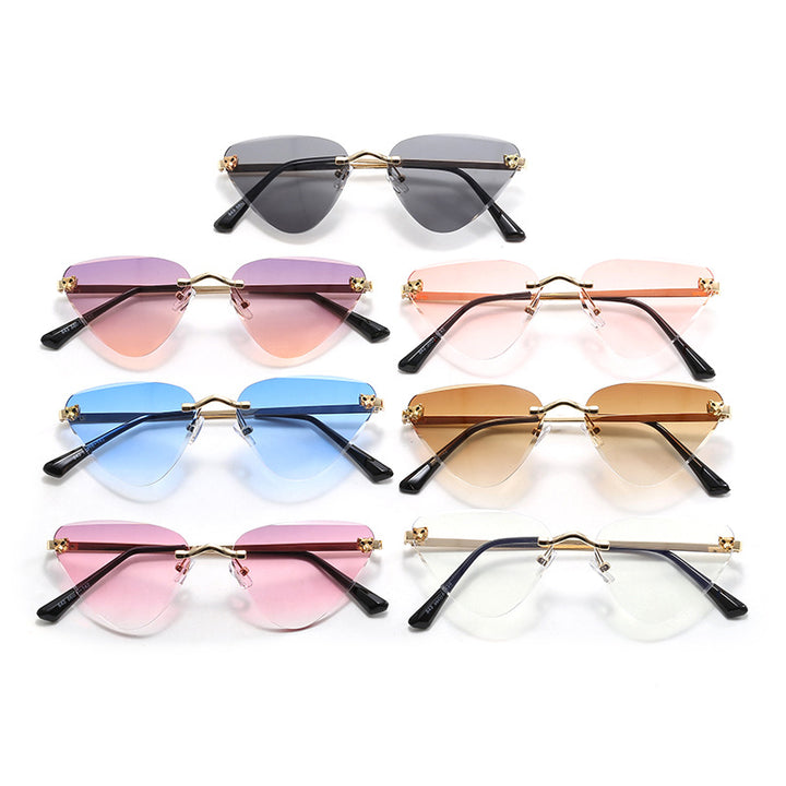 Ladies Cat-Eye Sunglasses with Elegant Metal Frame Stornfield
