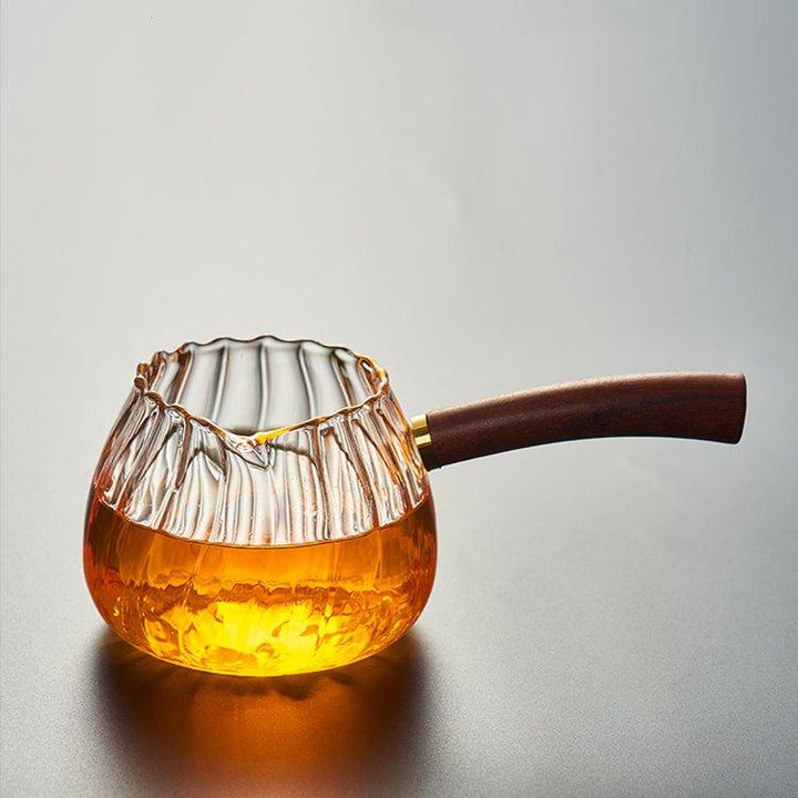 Glass Pot With Wooden Handle | Stornfield