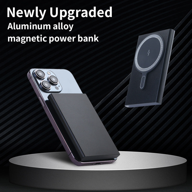 Portable Magnetic Power Bank with Fast Inductive Charger Stornfield