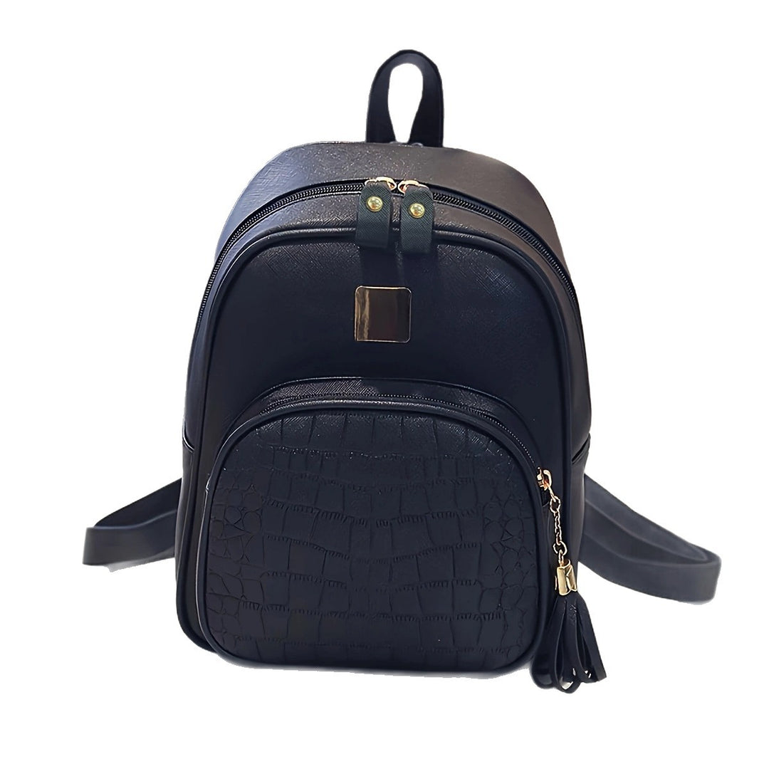 Fashionable backpack with structured material Stornfield