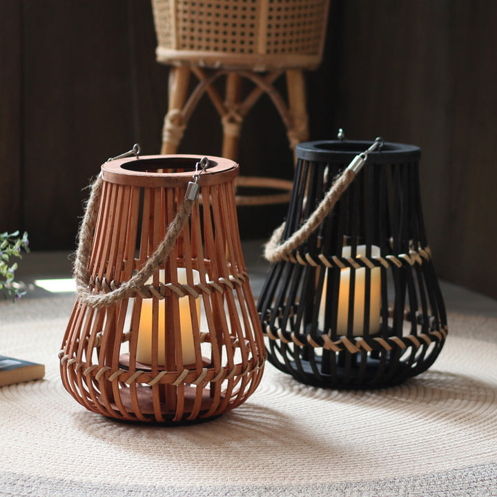 Stylish lantern with hemp handle Stornfield