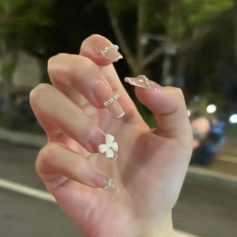 Elegant Floral Nail Art Extensions Stornfield