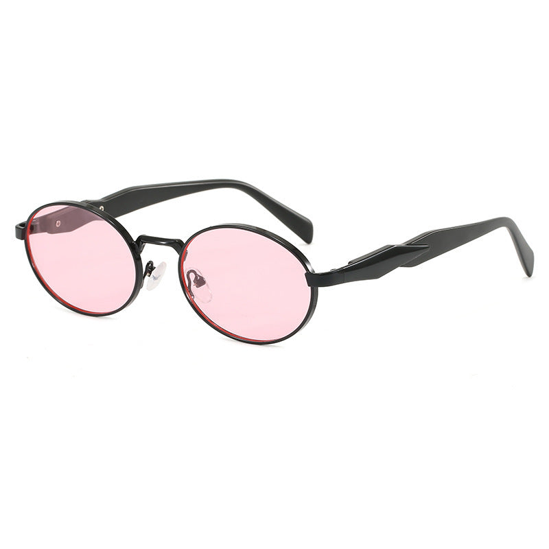 Women's designer sunglasses with high-quality round frame and protective UV filter Stornfield