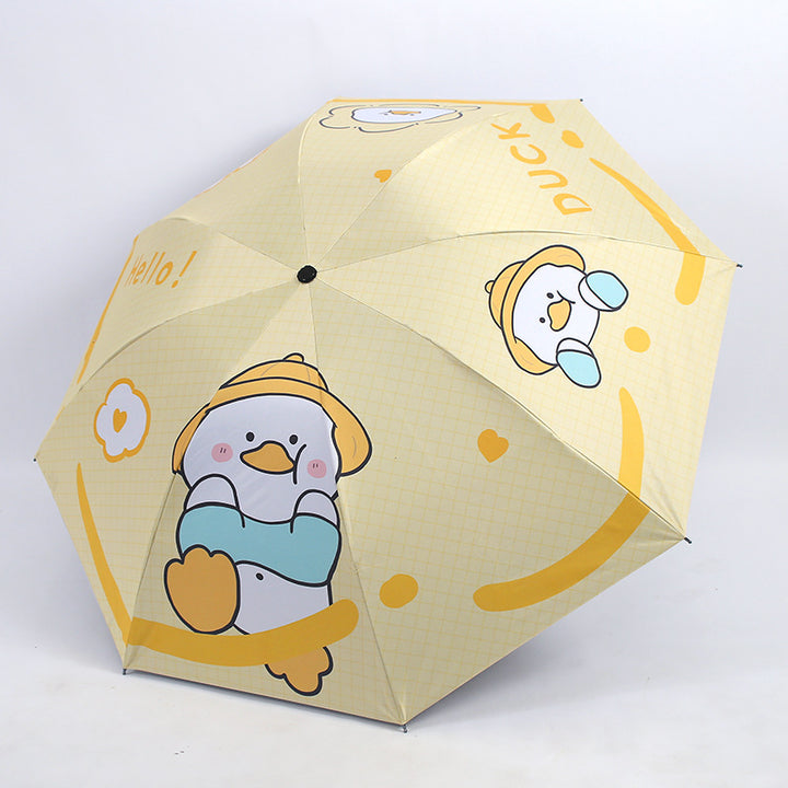 Ladies Folding Umbrella with Cute Animal Design Stornfield