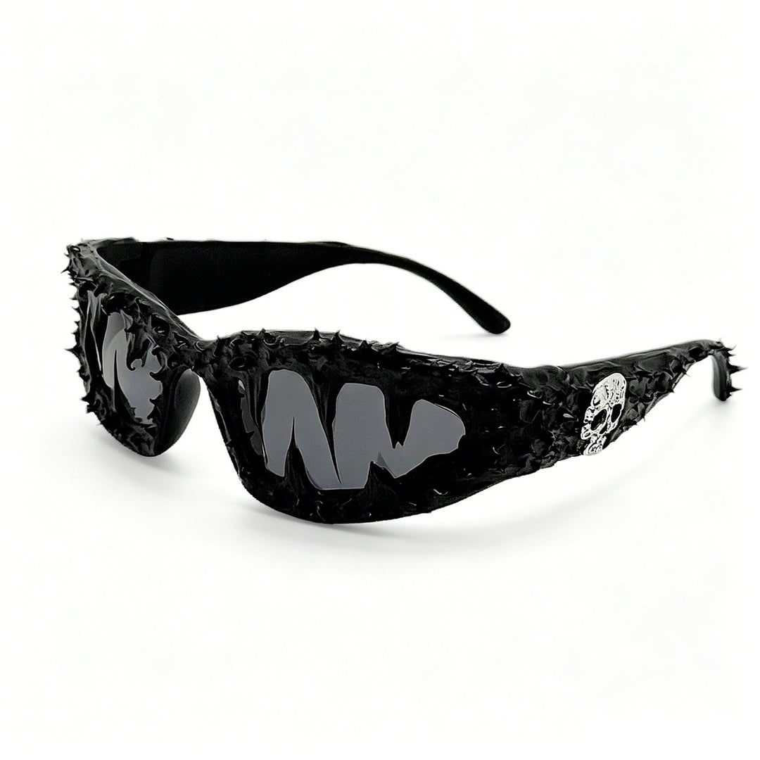 Ladies creative fashion sunglasses with unique spikes and skull design Stornfield