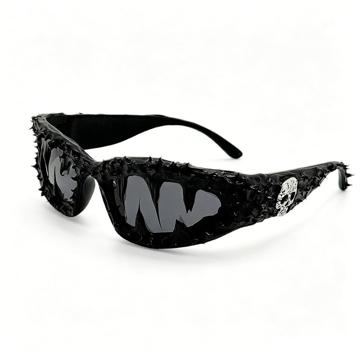 Ladies creative fashion sunglasses with unique spikes and skull design Stornfield