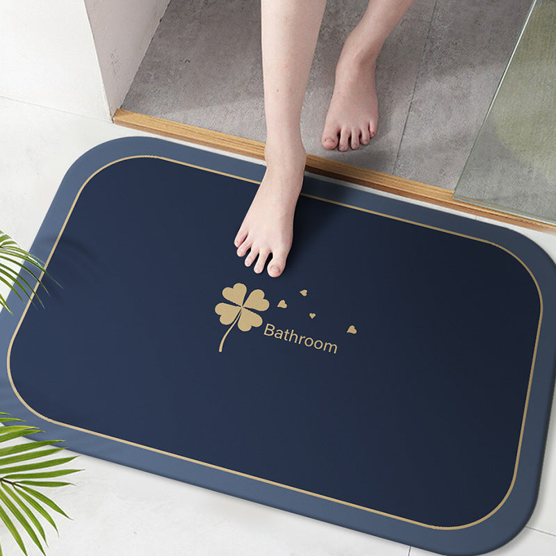 Soft Microfiber Bath Mat with Anti-Slip Features