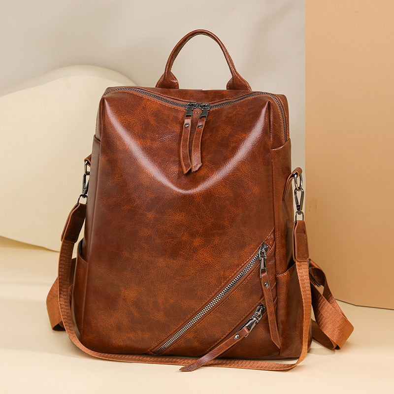 Fashionable Multi-Zipper Backpack Stornfield