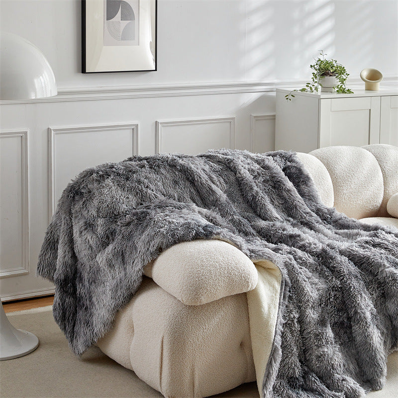 Women Luxury and Soft Faux Fur Blanket Stornfield
