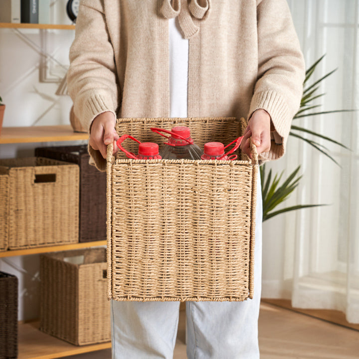 Handwoven Storage Cube Basket Stornfield