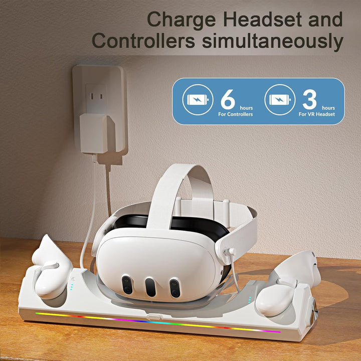 VR-Headset-Charging Station with Rgb Lighting Stornfield