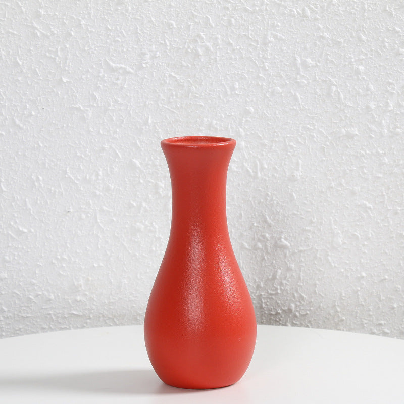 Contemporary Matte Ceramic Flower Vase Stornfeild