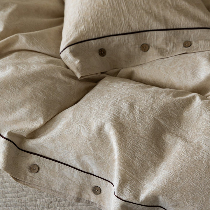 Luxury Washed Linen-Cotton Duvet Cover Set