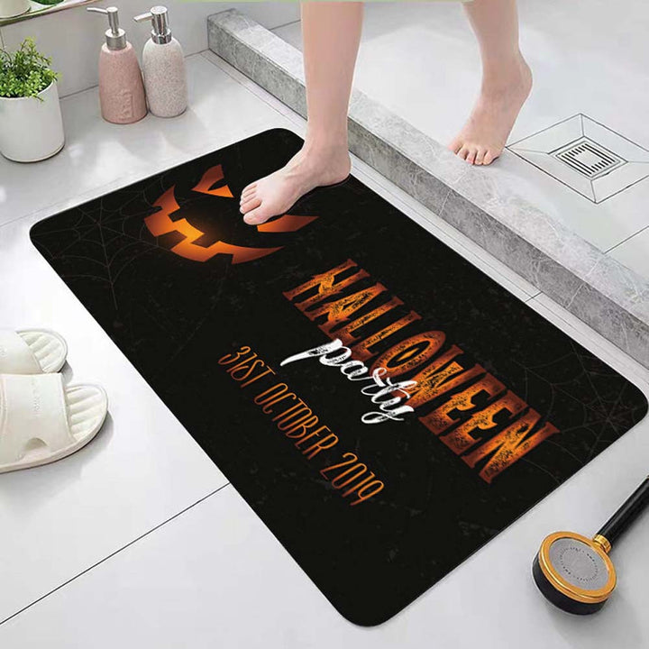 Halloween Theme Decorative Bath Mat