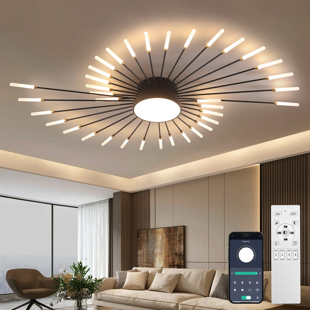 Starburst Ceiling Light