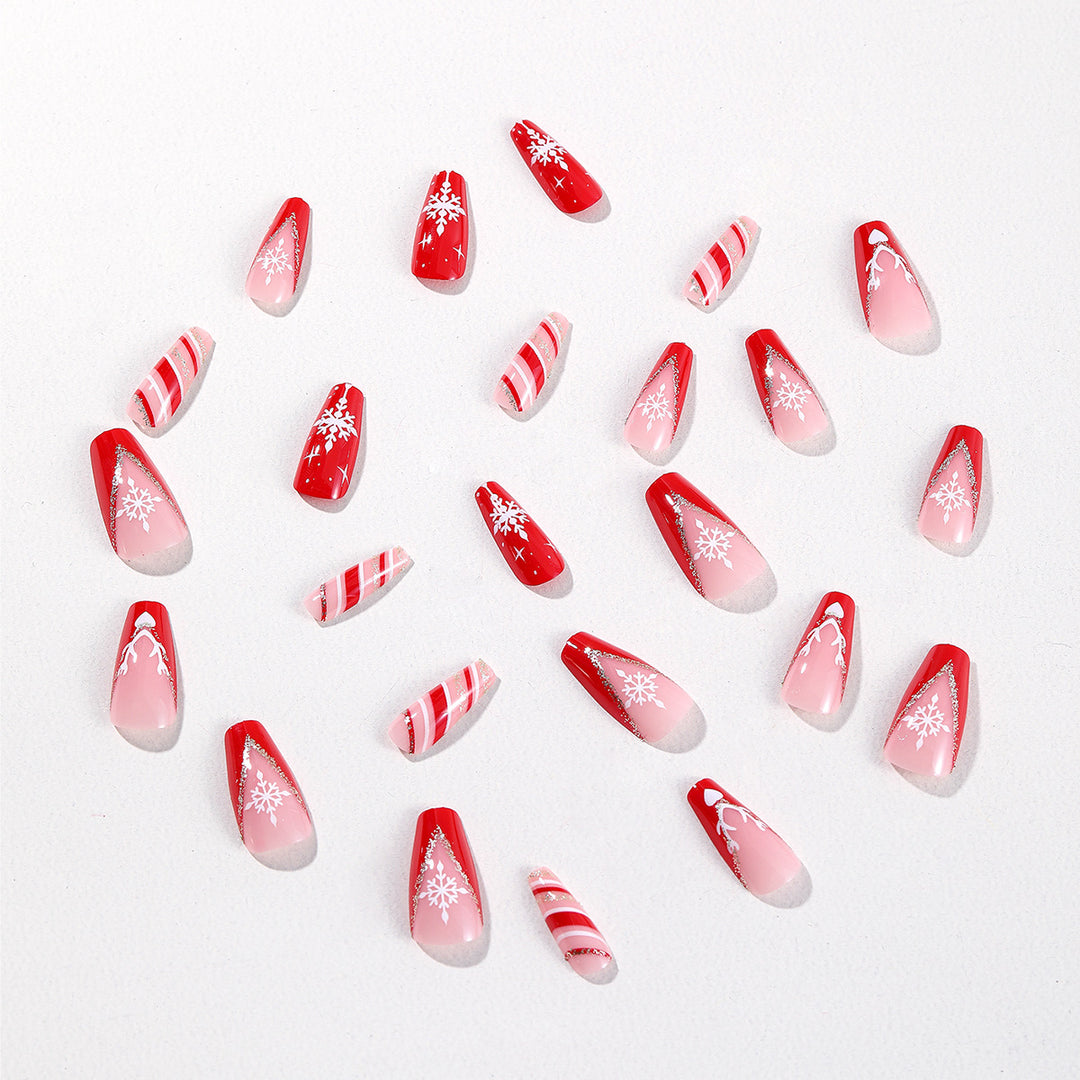 Holiday-Themed Acrylic Nail Art Stornfield