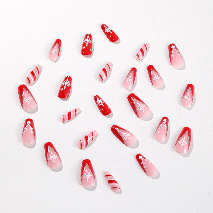 Holiday-Themed Acrylic Nail Art Stornfield