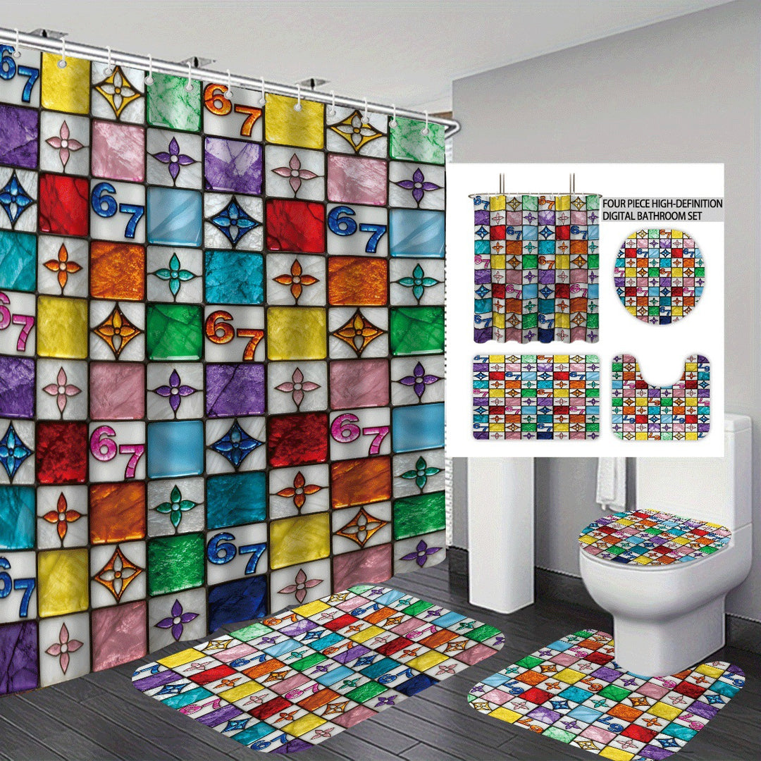 Colorful Dessert-Themed Bathroom Set Stornfield