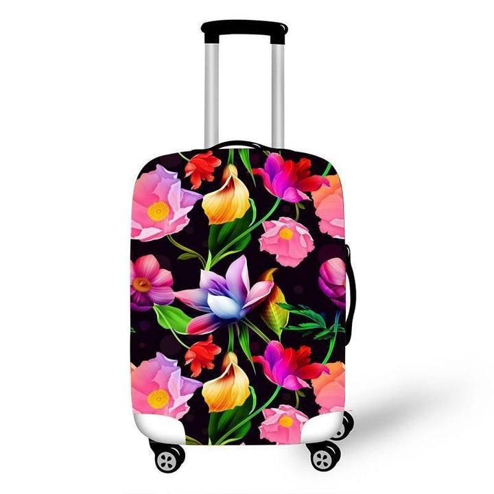 Women's hard shell suitcase with diverse floral design Stornfield