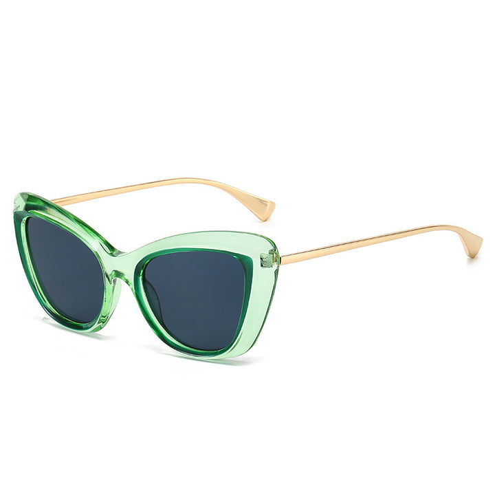Ladies Cat-Eye Sunglasses with Elegant Metal Frame Stornfield