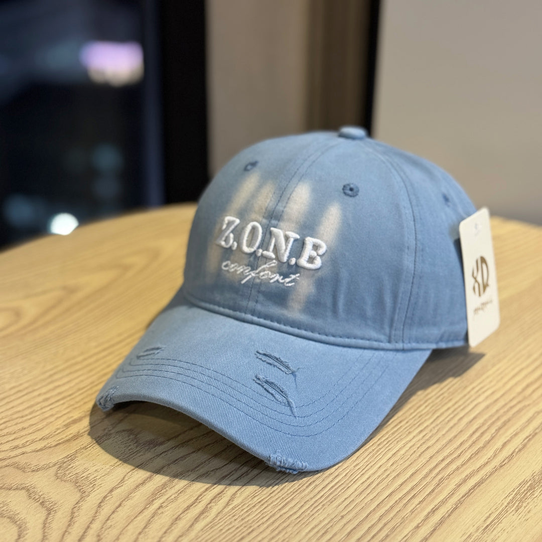 Unisex Distressed Cotton Baseball Cap Stornfield